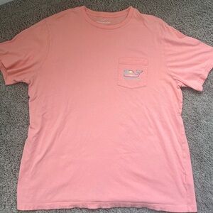 Vineyard Vines Men's Coral Short Sleeve Tee